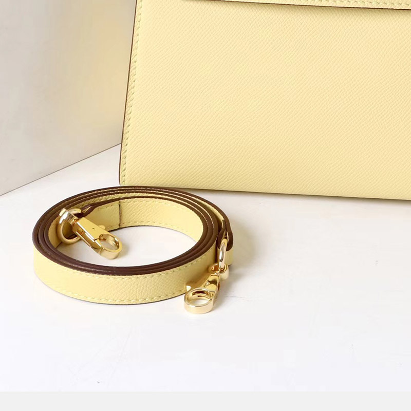 Women's Split Leather Epsom Padlock Top Handle Bag