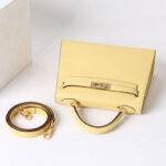 Women's Split Leather Epsom Padlock Top Handle Bag