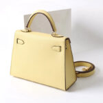 Women's Split Leather Epsom Padlock Top Handle Bag