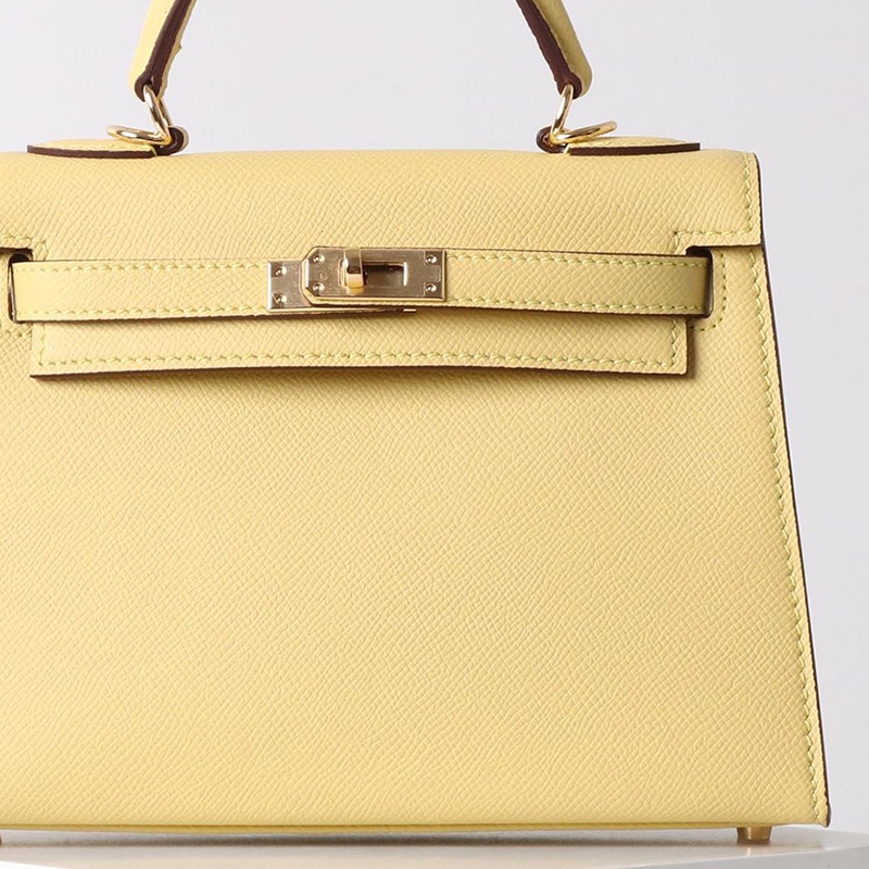 Women's Split Leather Epsom Padlock Top Handle Bag