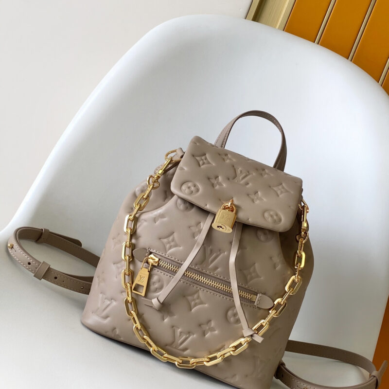 Women's Embossed Lambskin Backpacks