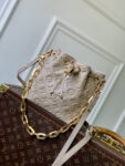 Women's Lambskin Embbossed Busket Bags